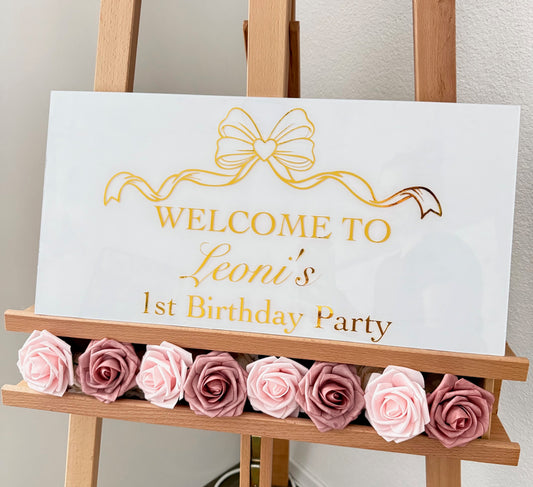 Pancarte d'anniversaire personnalisée - Golden Moment
