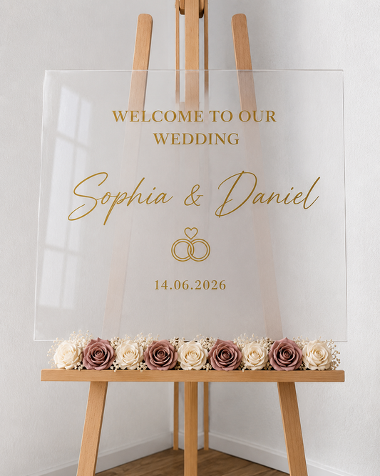Panneau de mariage personnalisé - Perfect Moment
