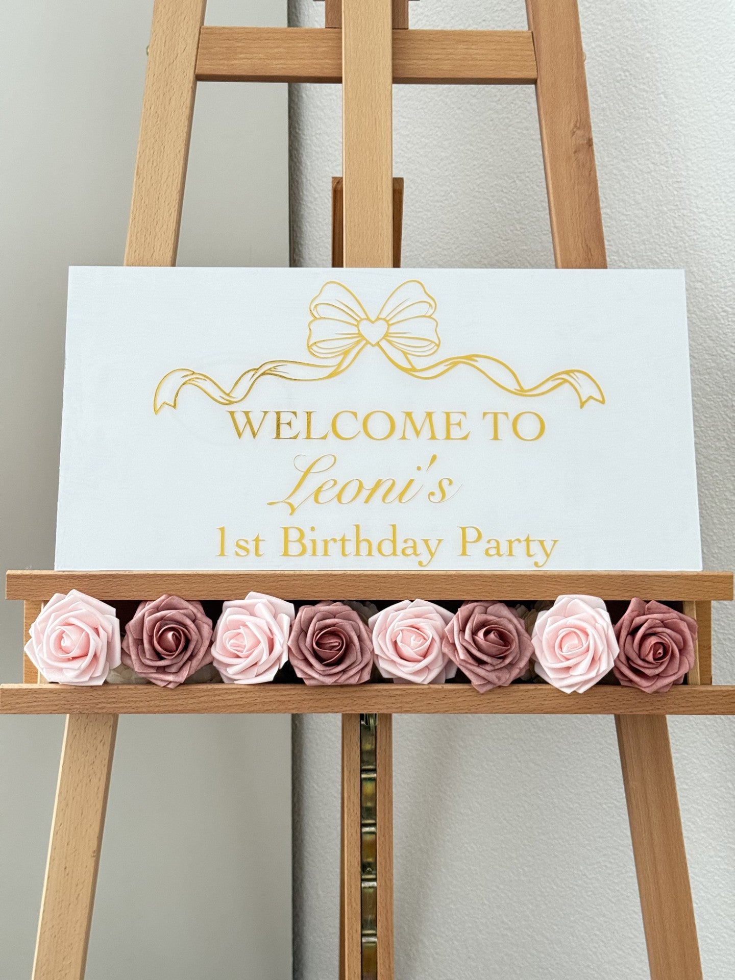 Personalisiertes Geburtstagsschild - Golden Moment